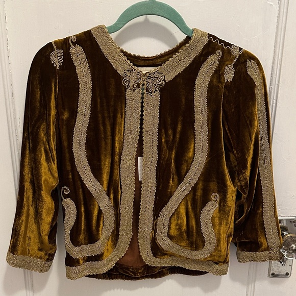 Chasing Unicorns Jackets & Blazers - Chasing Unicorns California Sunset Deep Brown Cropped Jacket